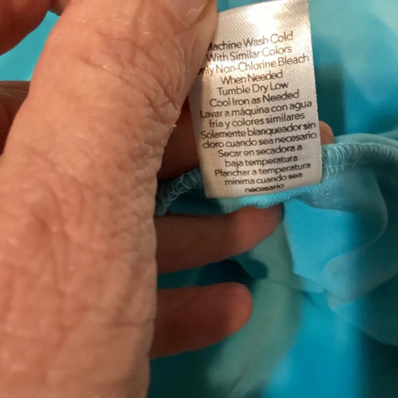 Venus top womens SZ XL sexy ruched deep v-neck vibrant turquoise pullover NWOT - Picture 8 of 10